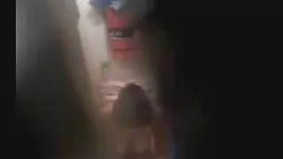 Milf in stockings sat on the cock of a young guy