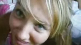 Model in Villa brings orgasm to a guy